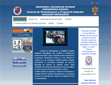 Tablet Screenshot of jandarmeriagheorgheni.ro